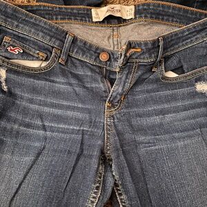 Hollister Women's Dark Blue Skinny Jeans